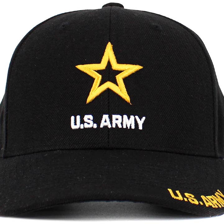 KBETHOS - Wholesale Baseball Cap - Men's - US ARMY Constructed Baseball Cap Velcro Closure