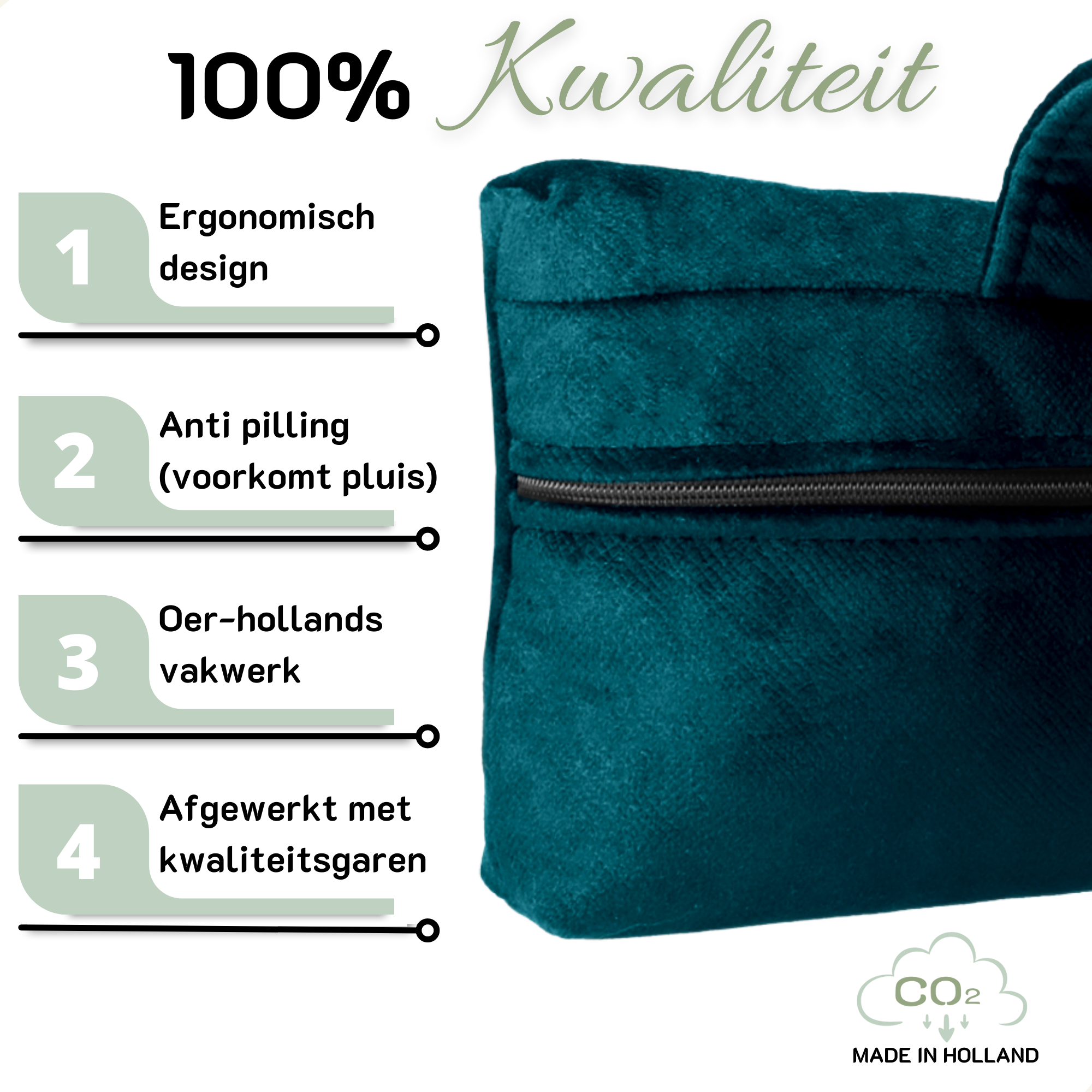 COHOSO - Wholesale Chair Cushion - Neck pillow FLAIR petrol2