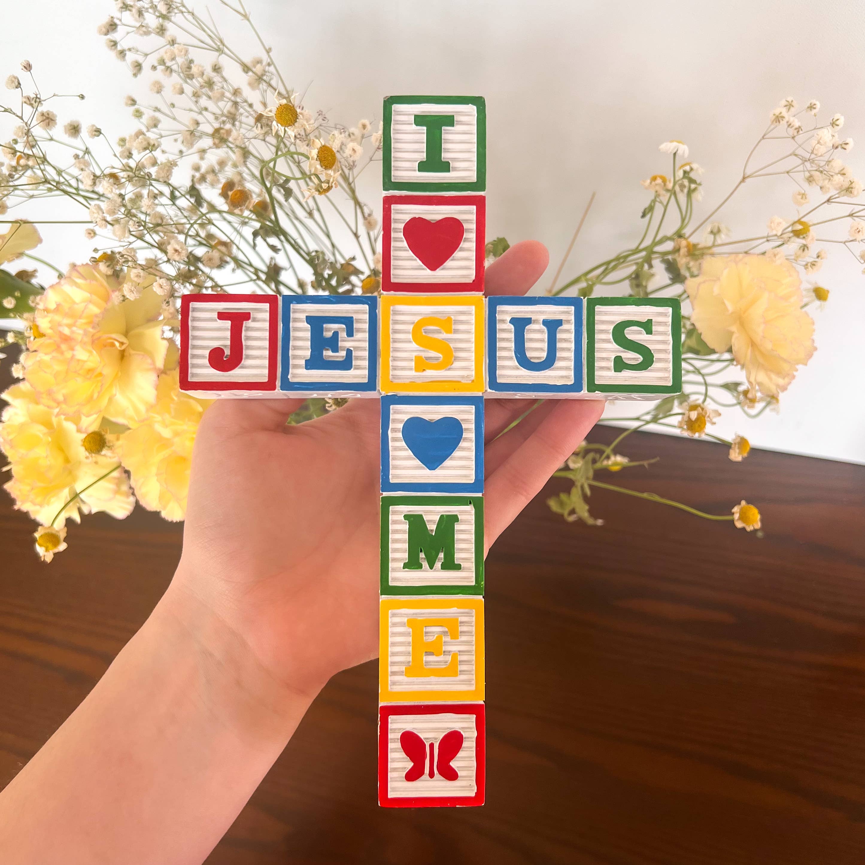 Abbey + CA Gift - Wholesale Wall Cross - Baby Block Wall Cross4