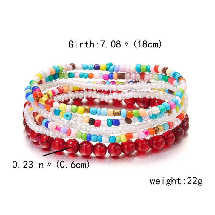 Gemscape UK – wholesale Beaded bracelet – Natural Stone Handmade Beaded Bracelet Adjustable Band Gift3