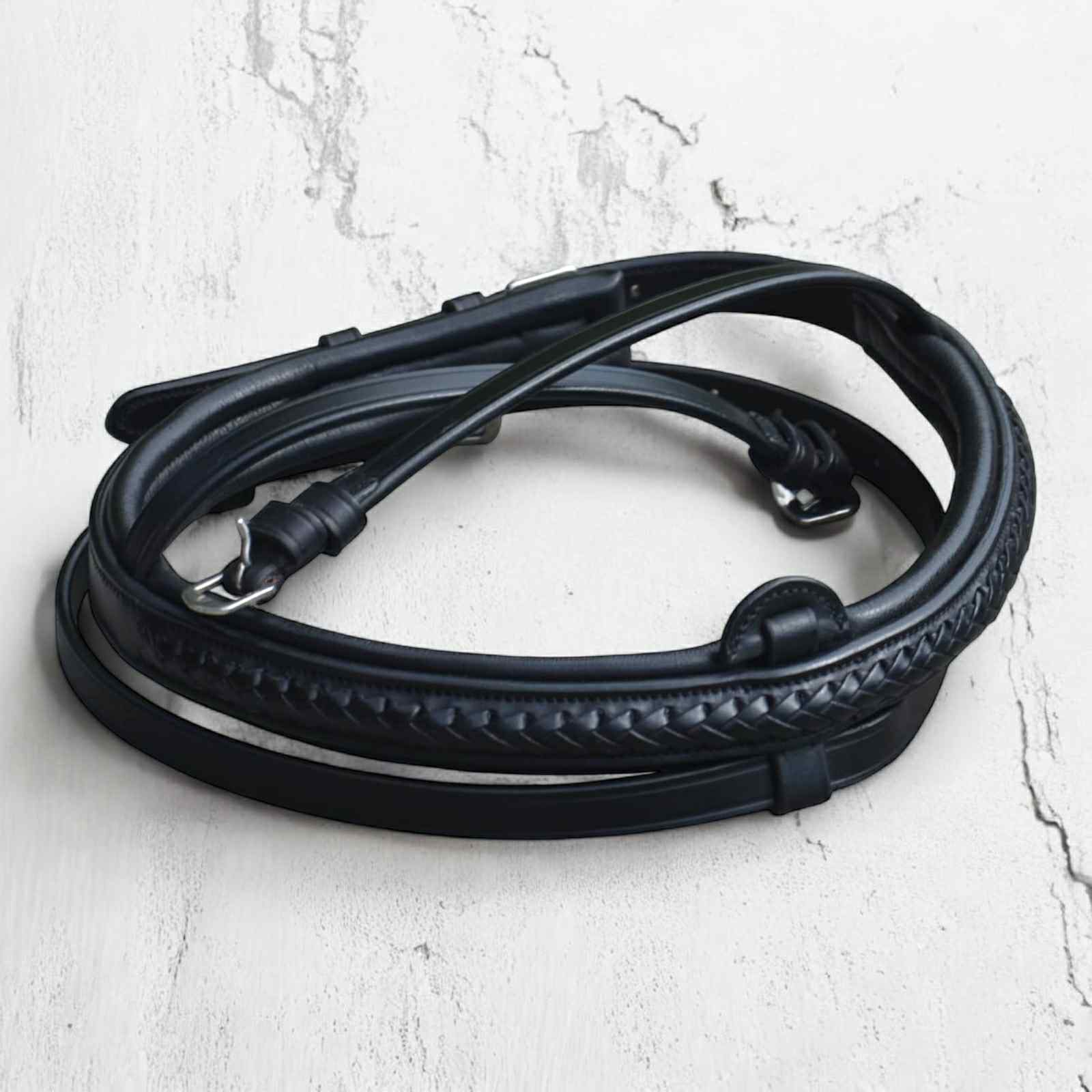 EPONIA EQUESTRIAN LIFESTYLE - Venta al por mayor Equipamiento de equitación - Brida con detalles clásicos trenzados en cuero italiano8