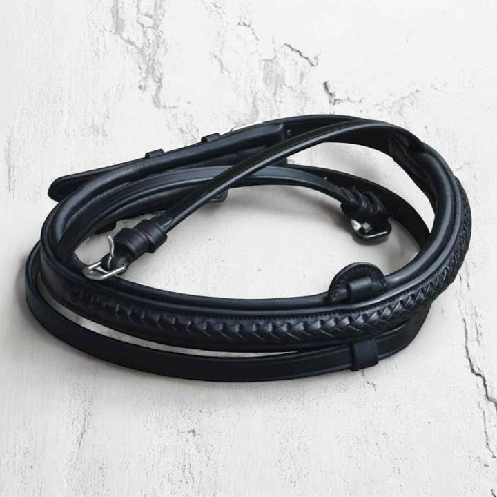 EPONIA EQUESTRIAN LIFESTYLE - Venta al por mayor Equipamiento de equitación - Brida con detalles clásicos trenzados en cuero italiano8