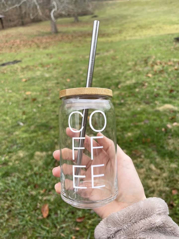 Tasse en verre Coffee Libbey pour la vente par Rae's Boutique