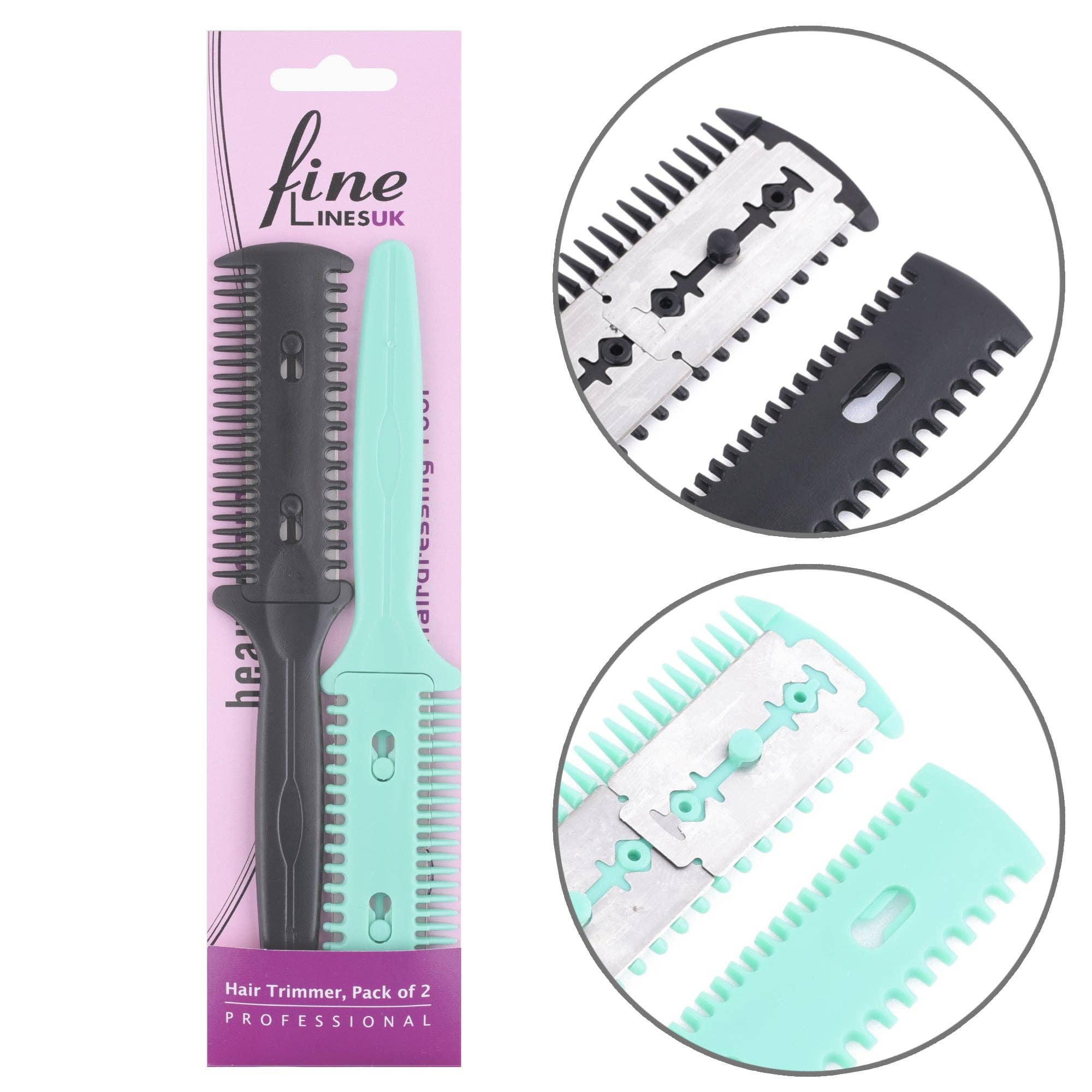 Fine Lines (UK) Ltd – wholesale Hair brush/comb – Hair Razor Comb1