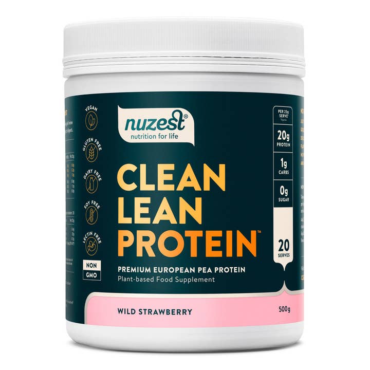 Natures Basket – wholesale Protein/superfood powder – Nuzest Clean Lean Protein - Wild Strawberry - 500g