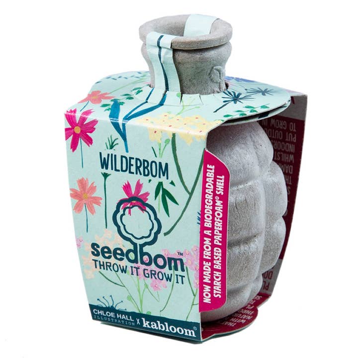 Shroot: Kabloom Seedboms – wholesale Plant seeds – Wilderbom Seedbom - CDU Pack - Butterfly & Bee Wildflowers