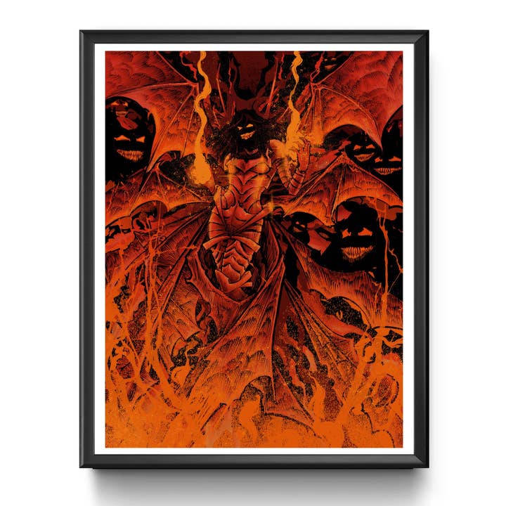 Magic The Gathering, Lord of Lineage A4 Art Print for wholesale by Godmachine
