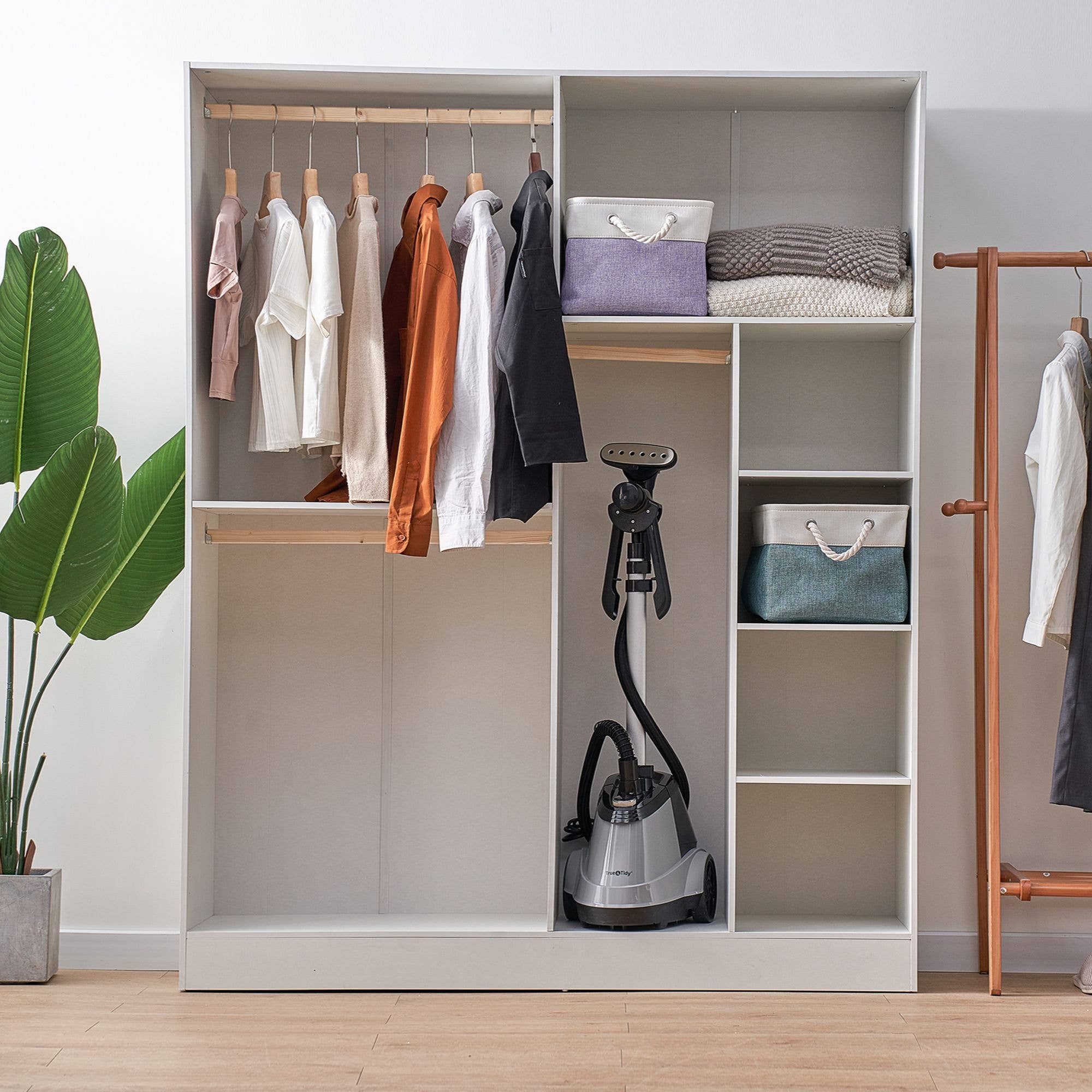 True & Tidy - Vente Défroisseur à vapeur pour vêtements - Défroisseur à vapeur professionnel pour vêtements avec 3 sachets de détartrant2