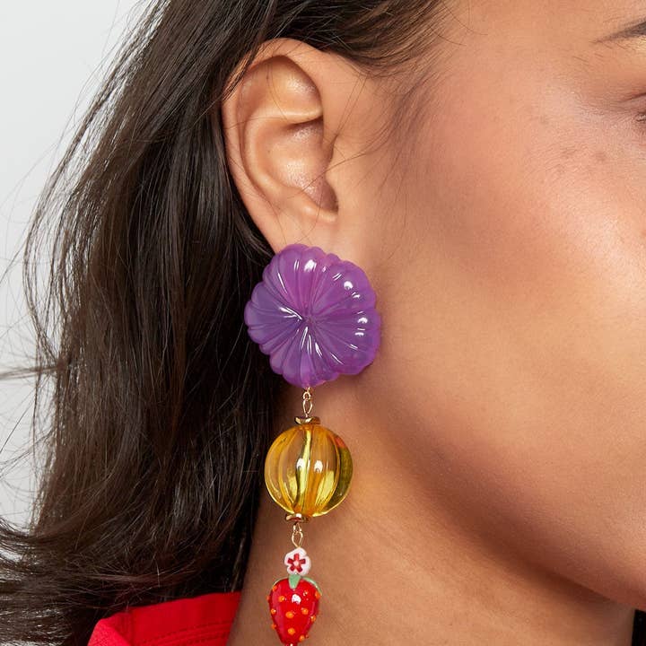 Cala Rose - Wholesale Dangle Earrings - CLEO7