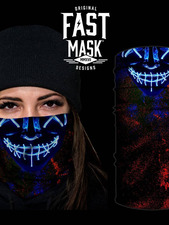 The Purge Neck Gaiter - *Now with Sewn Edges* for wholesale by Live Fast Gear