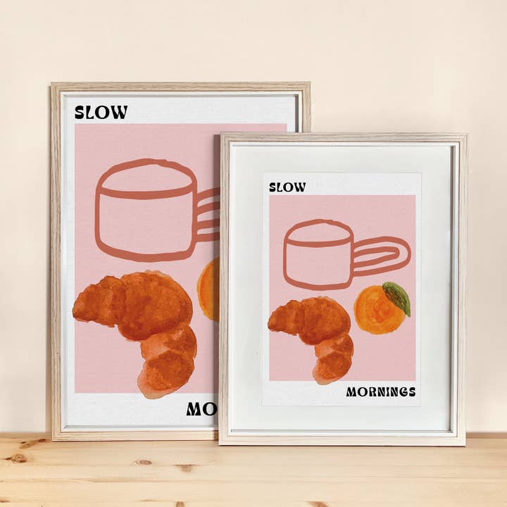 Hand and Palm - Vente Affiche d'art - Tirage artistique Slow Mornings2