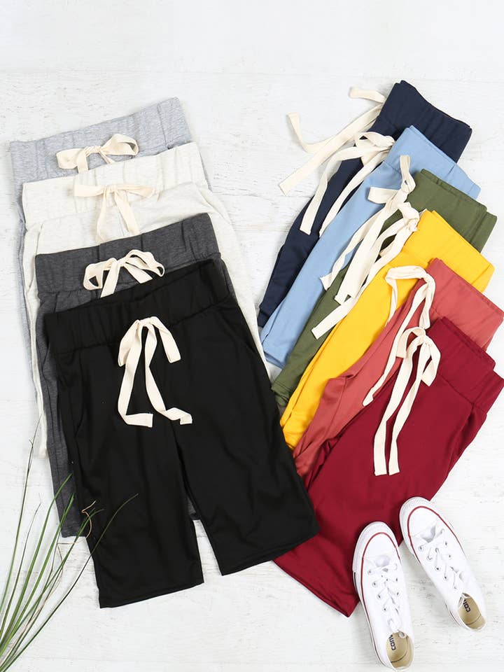 VENTE ! ! SHORT À NOUER UNI PPP4093 AVEC POCHES LATÉRALES pour la vente par You & Me