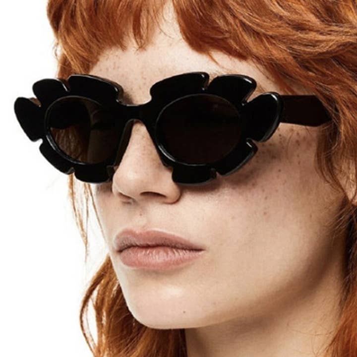 ACCITY - Wholesale Sunglasses - Women's - SUNFLOWER SHAPED SUNGLASSES_CWASG0131