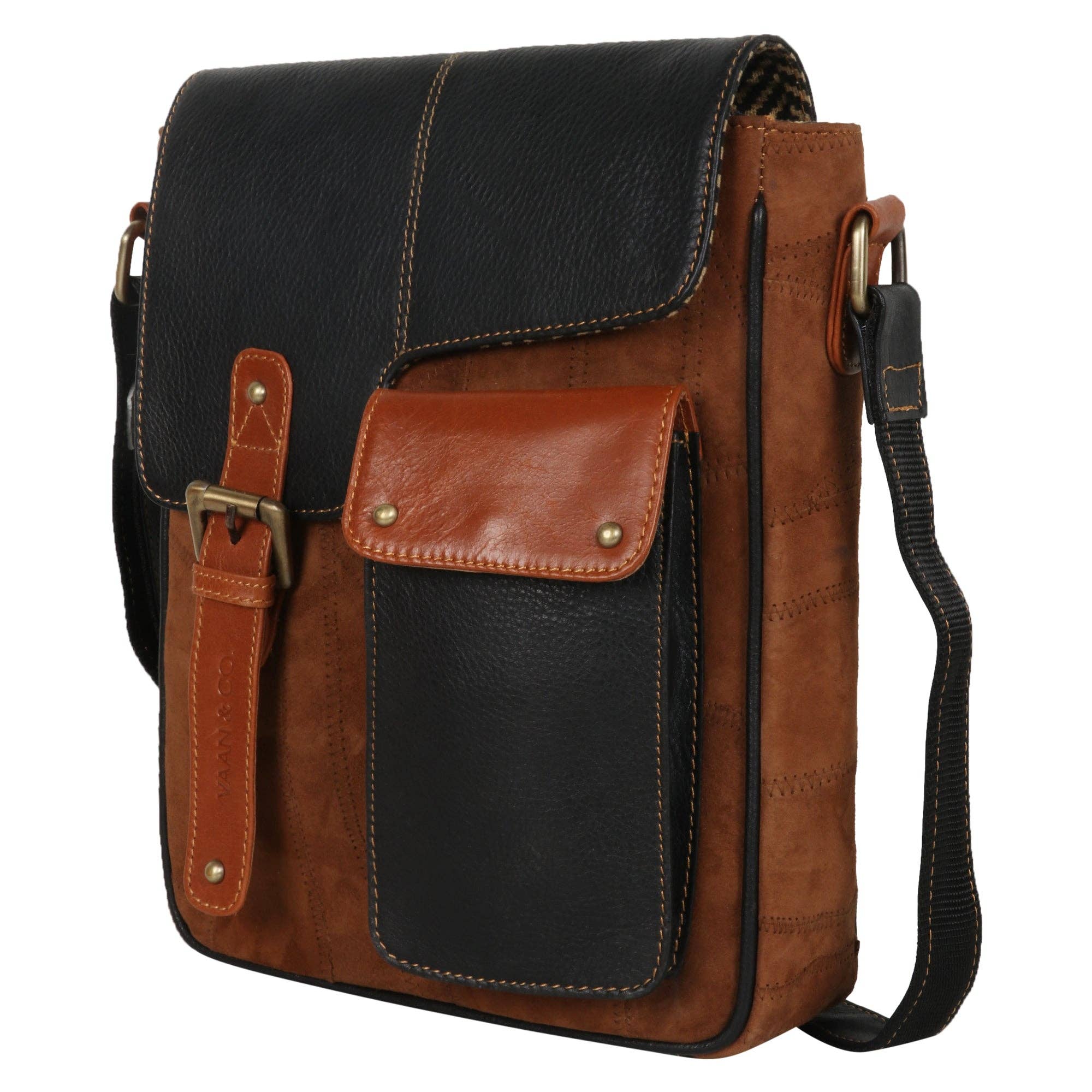 Vaan & Co. - Wholesale Crossbody Bag - Unisex - Blazer Brown Crossbody4