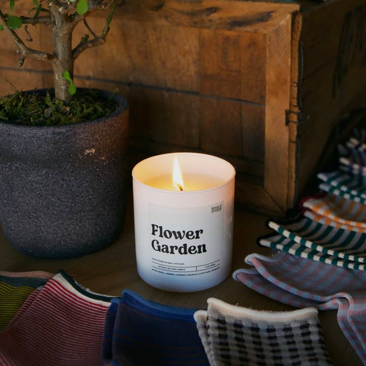 Beaten Path Co - Wholesale Jar/Filled Candle - CANDLE - FLOWER GARDEN2