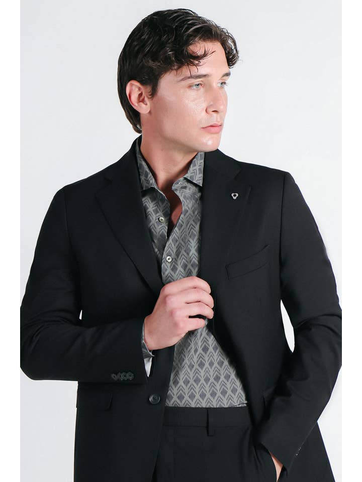 SONNY BONO - Wholesale Suit Jacket - Men's - SLIM FIT SUIT JACKET1