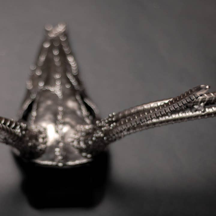 Metal Relic - Wholesale Wall Accent - "The End" 8 Point Deer Buck Skull Wall Sculpture22