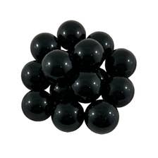 Quasar Gems USA - Wholesale Spiritual Stone/Crystal - Black Obsidian Spheres 22mm 1/2 KG0