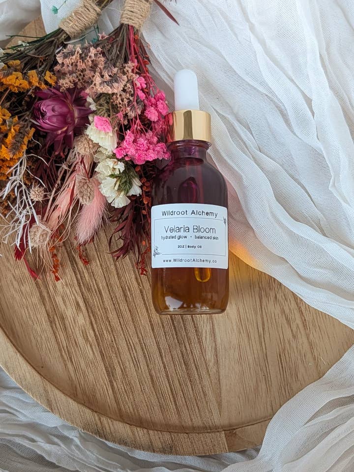 Velaria Bloom • Botanical Body Oil for wholesale by Wildroot Alchemy