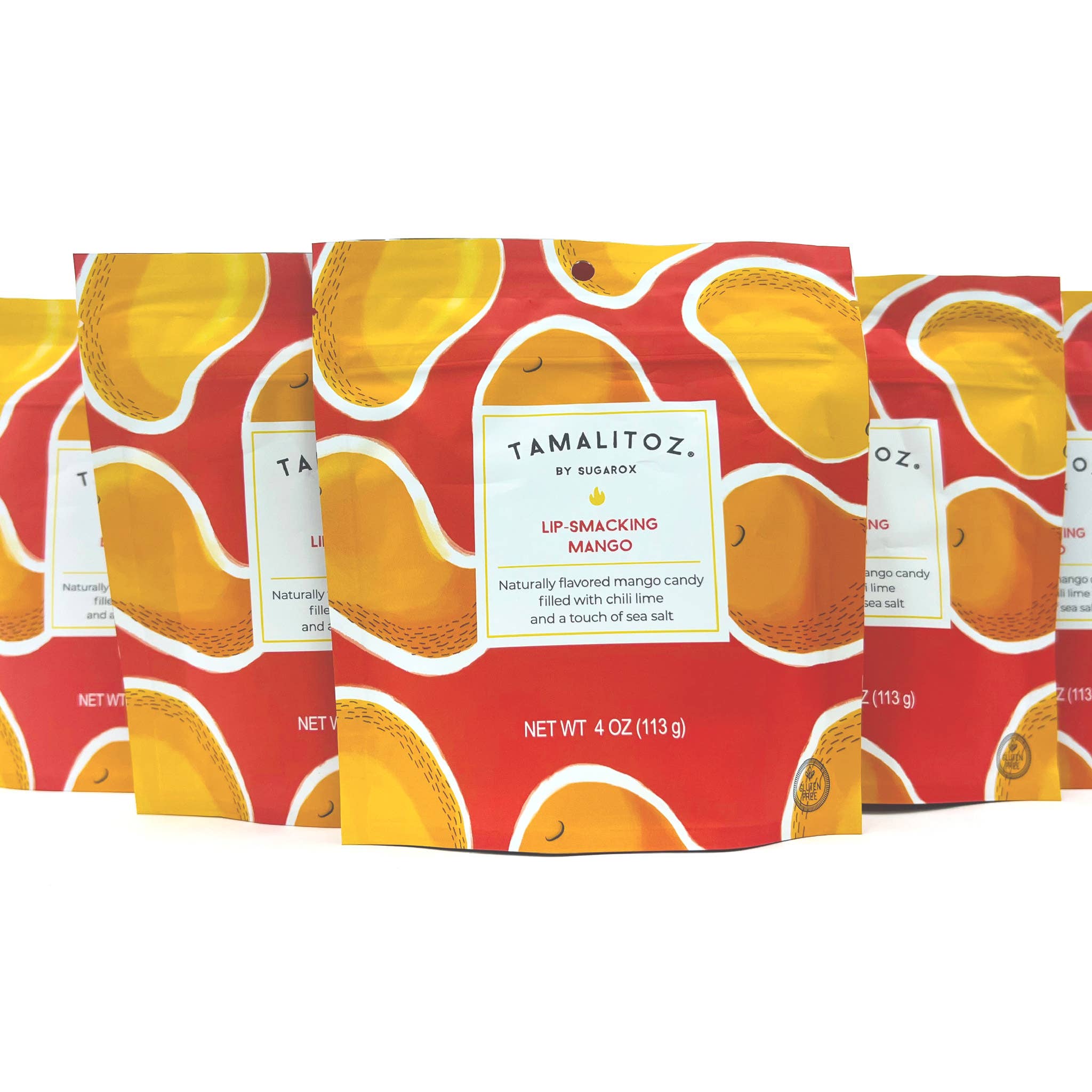 Sugarox Candy Studio LLC - Wholesale Hard Candy - LIP SMACKING MANGO TAMALITOZ CANDY 12CT8