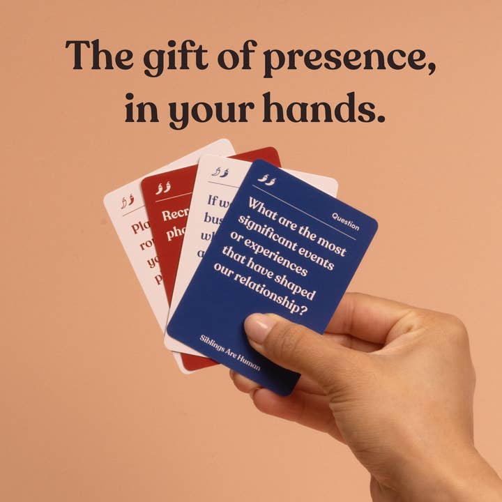 Parents Are Human | Card Games for Family, Love, & Healing - Wholesale Card Game - Siblings Are Human9