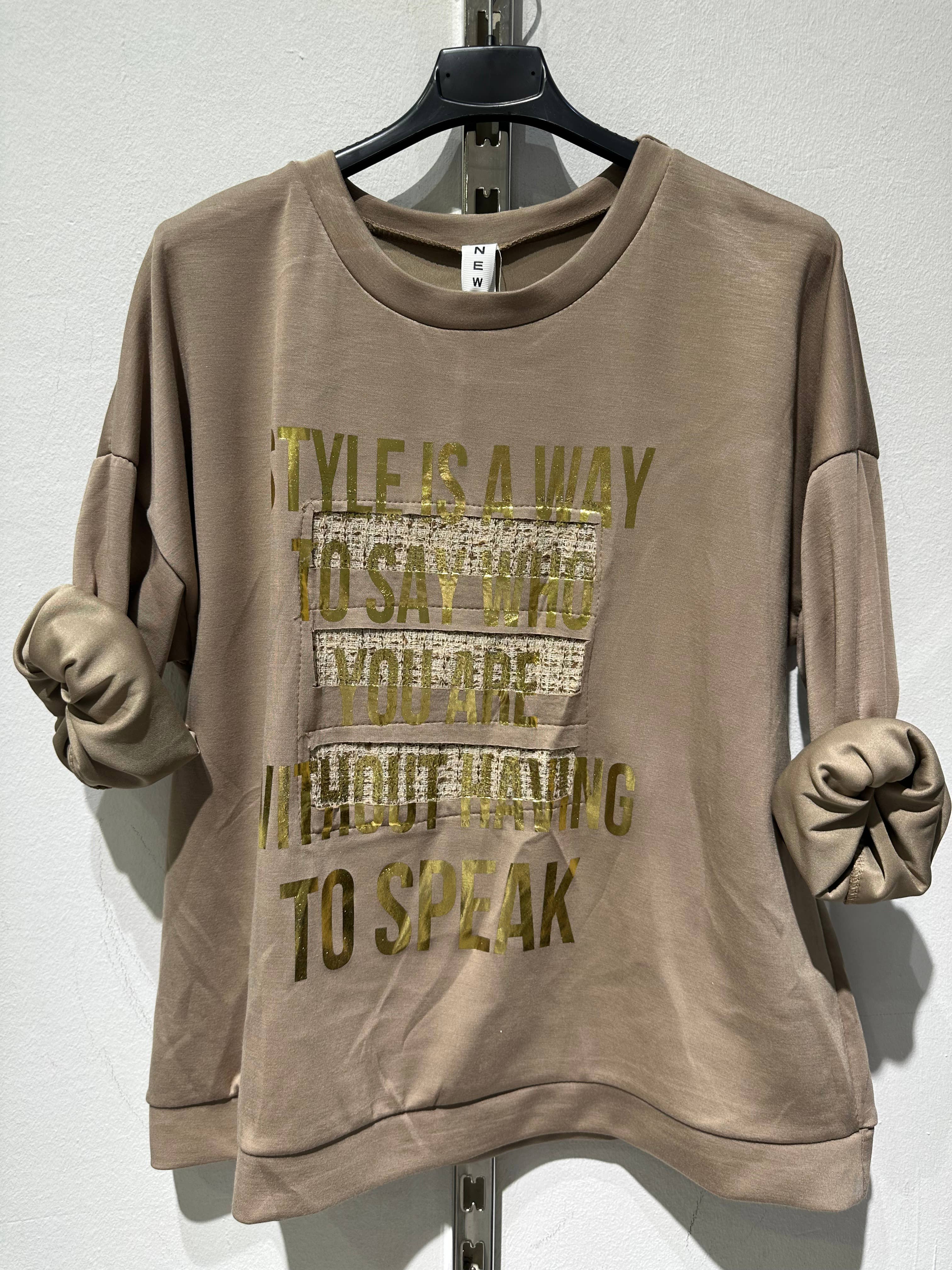 Only Yuan – wholesale Graphic sweatshirt – Women’s – ref 21206 printed sweatshirt4