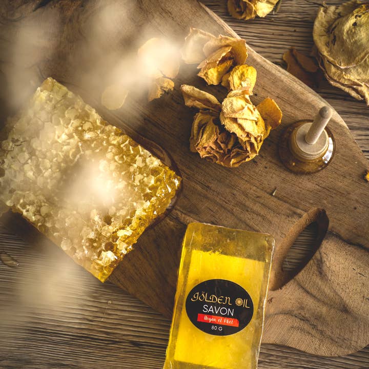 goldenoil - Wholesale Bar Soap - Argan and Honey solid soap 80 g1