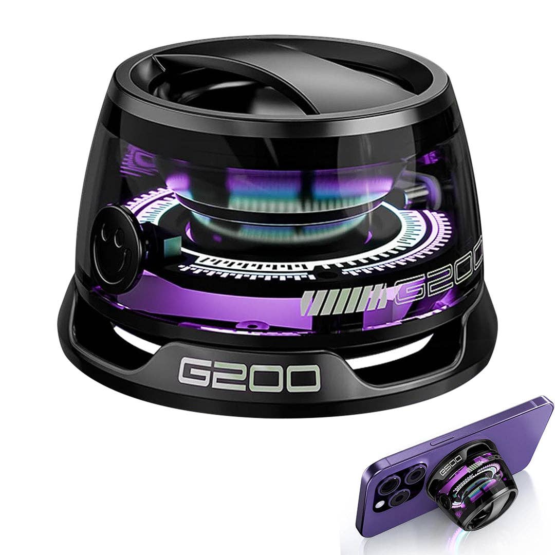 Mtistanbul LTD – Engroshandel Højtalere – Magnetisk Bluetooth-højttaler – 360° stereolyd, LED-lysdesign og magnetisk montering til smarte enheder0