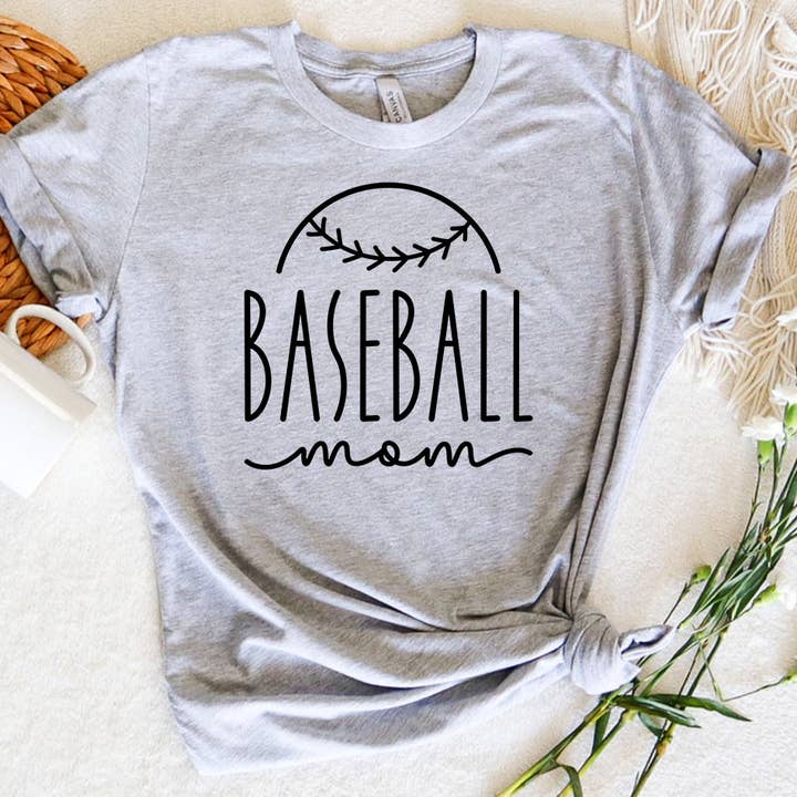 Baseball Mom - Baseball Mom Cursive Day Shirt for wholesale by House Of Rodan