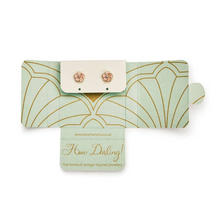 Lovett & Co - Wholesale Hangende/ronde oorbellen - Vintage art deco-oorbellen: vintage gouden oorbellen uit de jaren 20