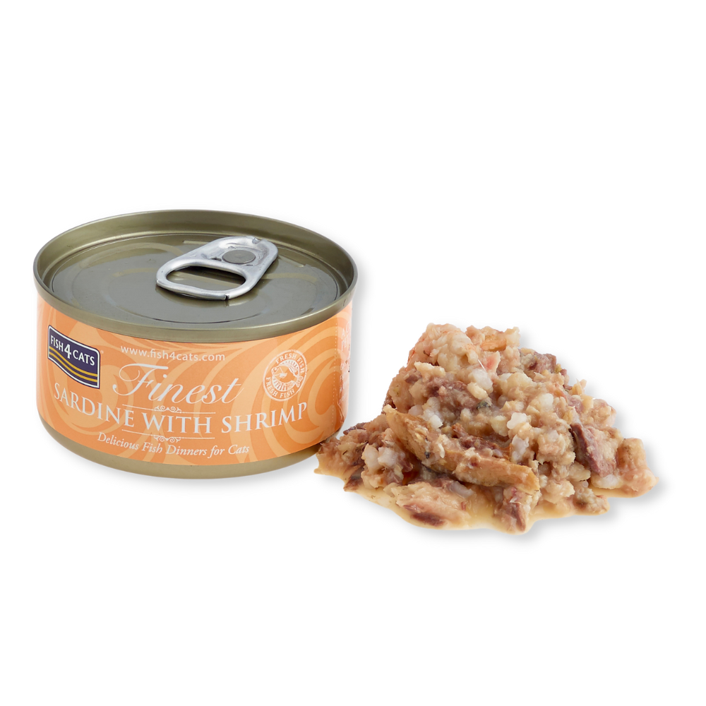 Lucky-Pet Handels- und Produktions GmbH - Wholesale Pet Food - Cat - Fish4Cats Finest sardine with shrimp 70 g2