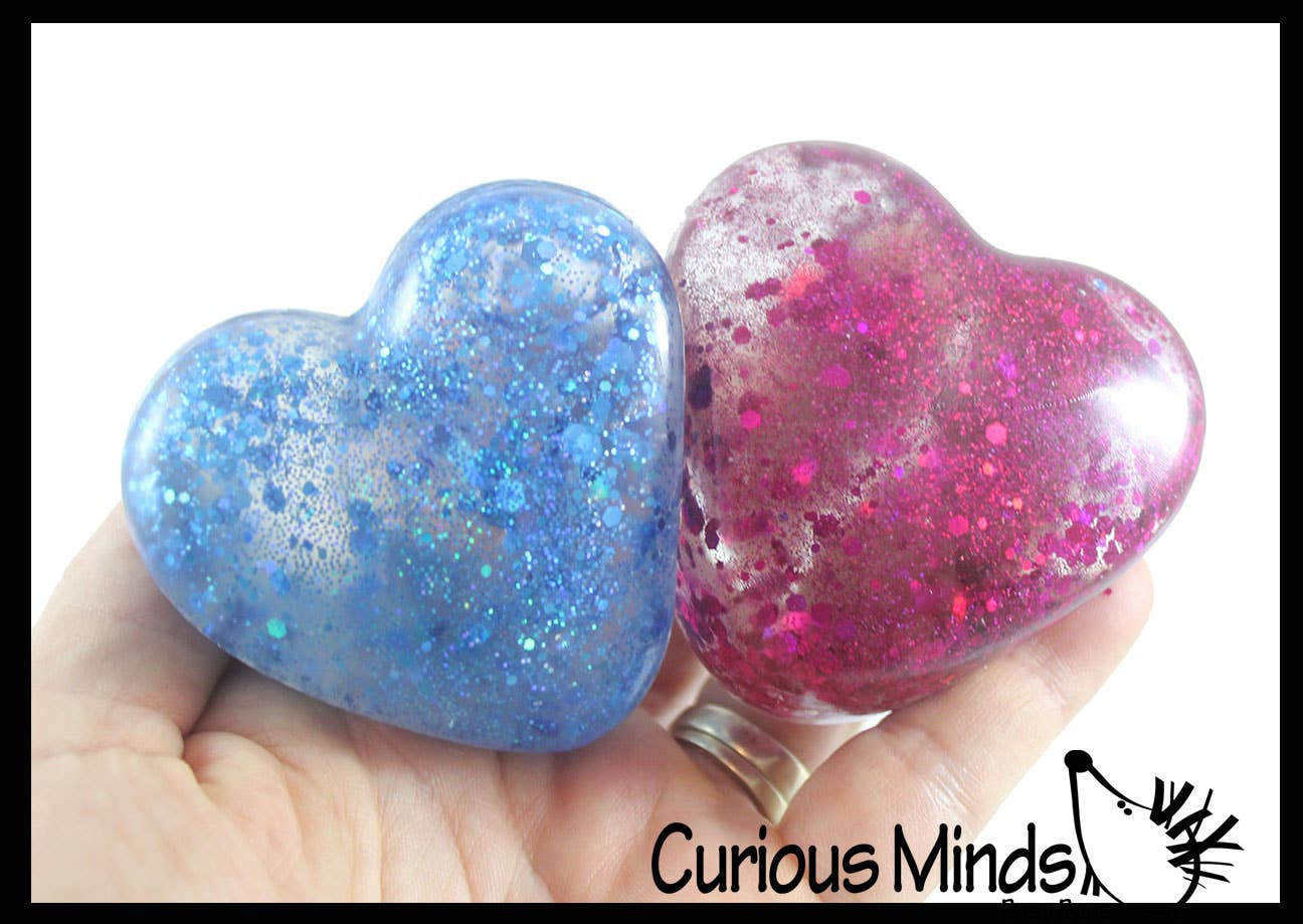 Curious Minds Toys – wholesale Mjuk leksak - Barn och baby – Hjärtsockerboll - Tjockt Lim/Gel Sirap Melass Sträck Bal9
