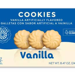 Galletas Carlitas - Vanilla Cookies 8.47 oz (20 pack) for wholesale by BOSANET