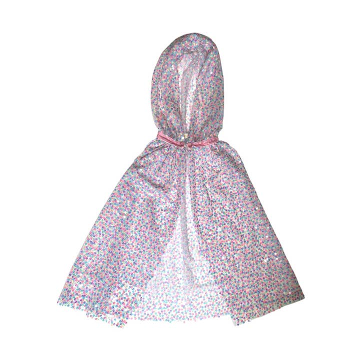 Cape Laura com lantejoulas florais - Multicolor por atacado de Ratatam!