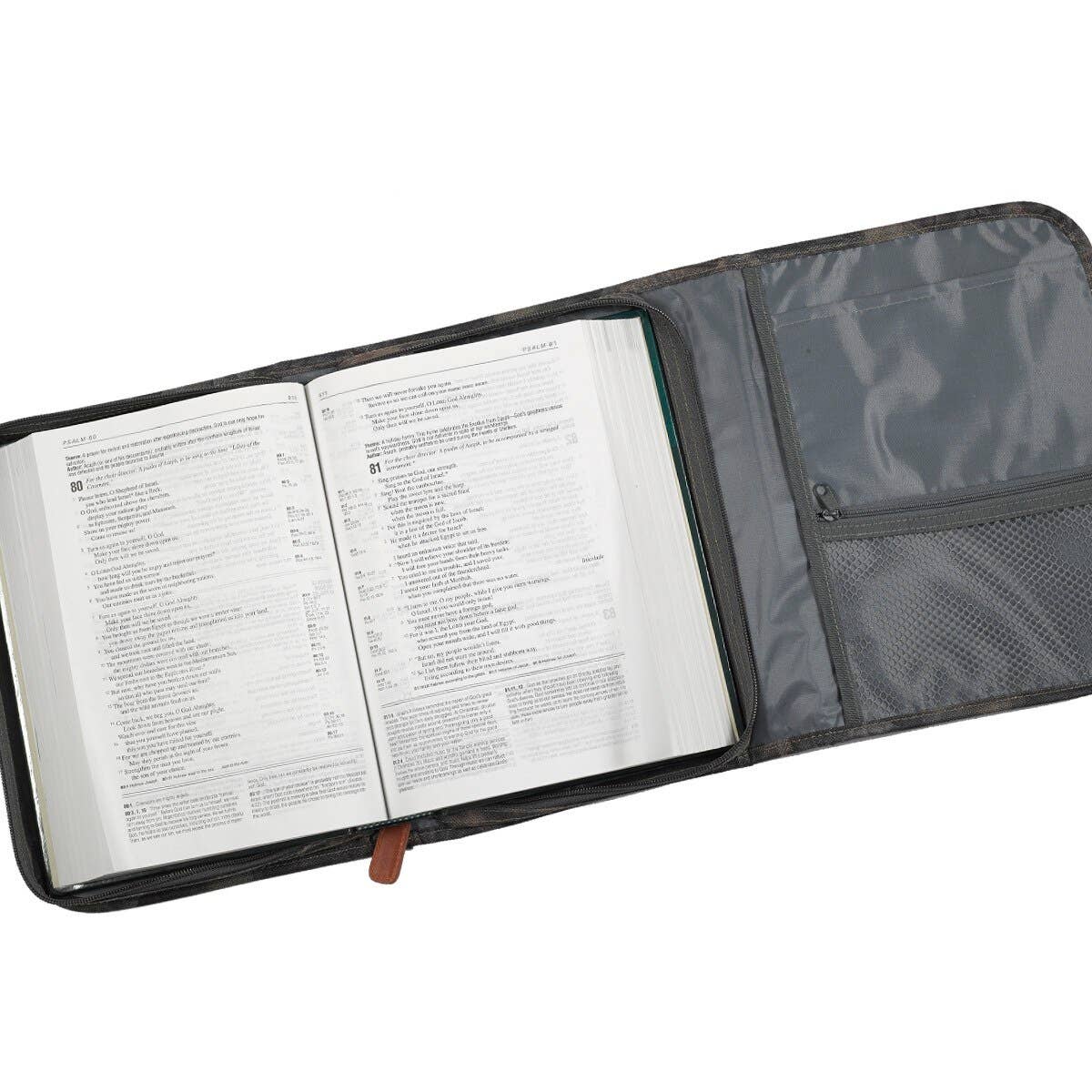 Christian Art Gifts - Wholesale Bible Cover - Bible Cover Organizer Tri-fold Camouflage Way Truth Life2