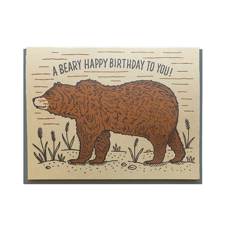 Noteworthy Paper & Press - Wholesale Birthday Card - Birthday Bear Card