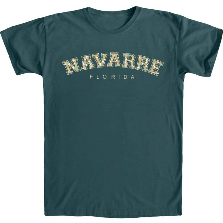 Camiseta Premium con Letras de Bloque de Conchas de Mar de Navarra para venta al por mayor de Salt Water Colours