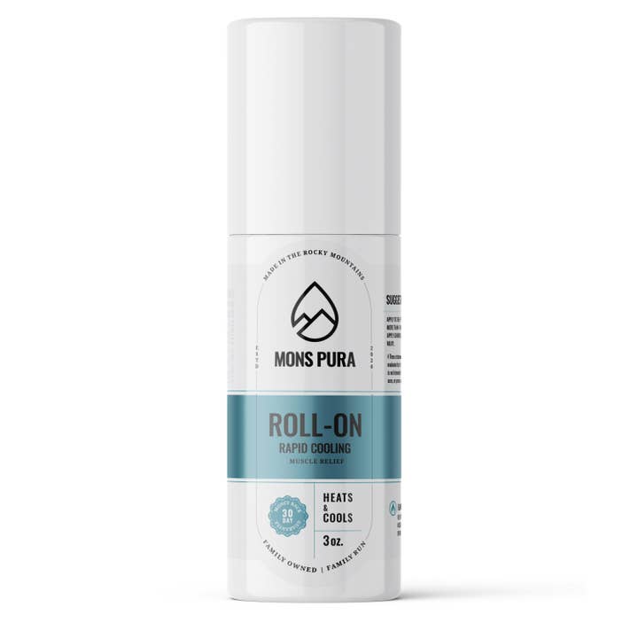 Rapid Cooling Muscle Relief Roll On for wholesale by Mons Pura