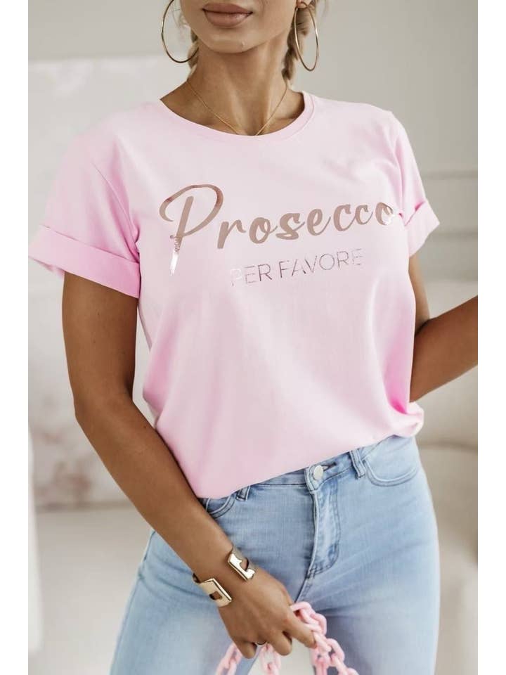 ESTEE BROWN - Wholesale Screen Printed T-Shirt - Women's - Printed T-Shirt - 9755-34