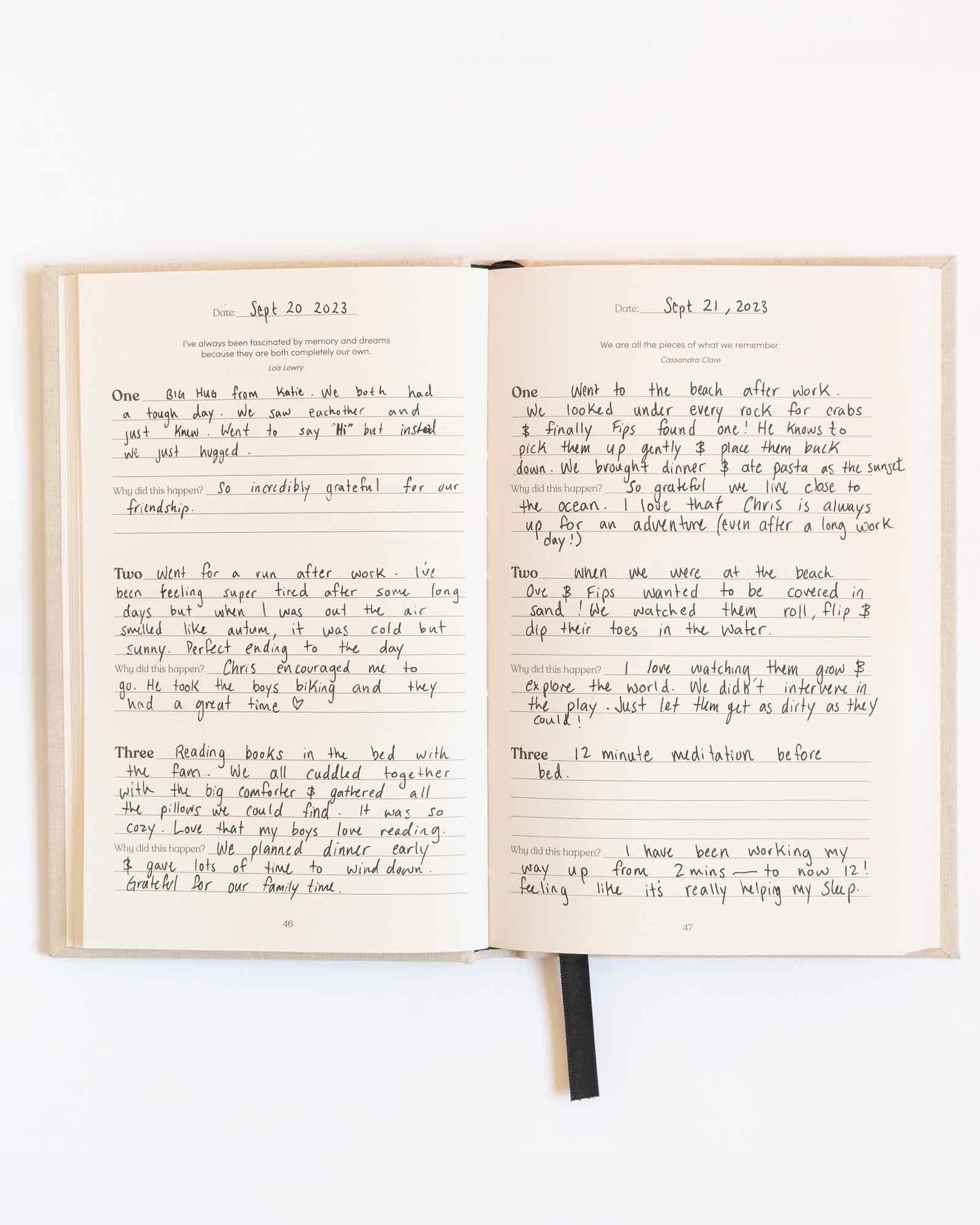 Good Memories Co - Wholesale Journal/Diary - Three Good Things Journal - Memories, Gratitude, Connection5