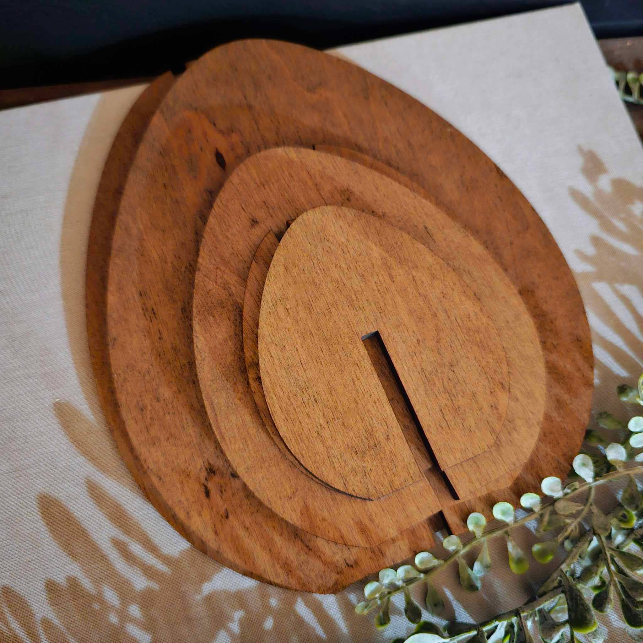 BD Lasers INC. - Wholesale Decorative Tabletop Object - 3D Egg Easter Decor Spring Tiered Tray Home Decor1