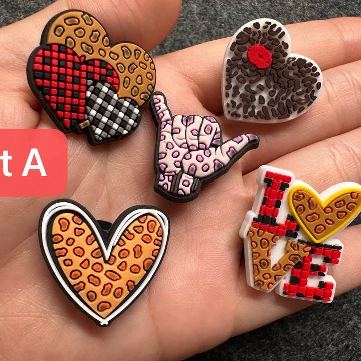 JuliesDecal - Wholesale Shoe accessories - Pick your own leopard print cheetahs print sexy Theme Shoe Charms Best Quality JuliesDecalDesign2