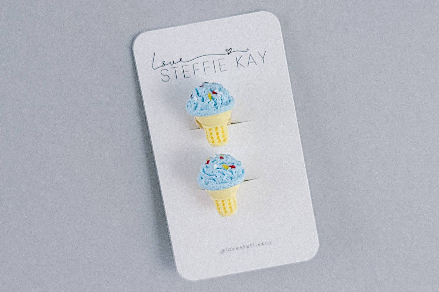 Love, Steffie Kay - Wholesale Hair Tie - 2 Pack Hair Ties | Ice Cream Cones4