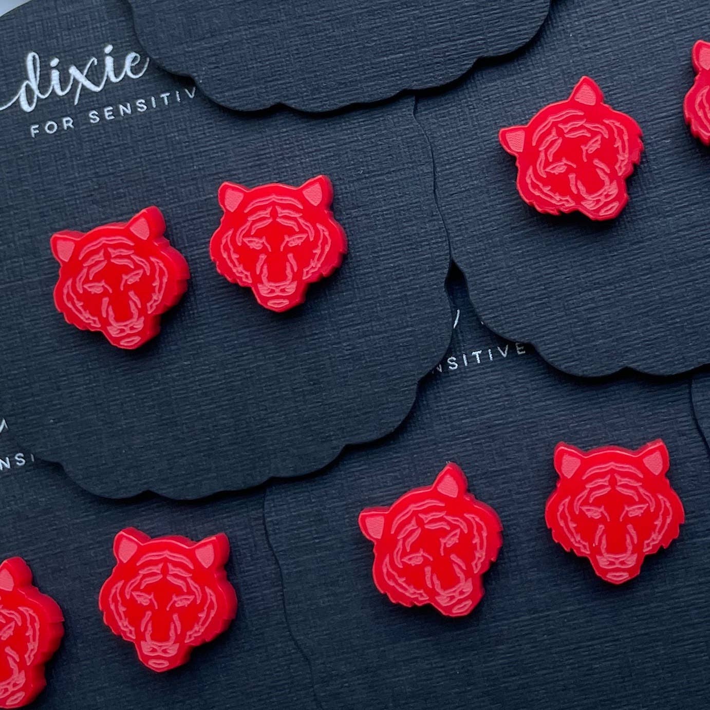 Dixie Bliss - Wholesale Stud/Post Earrings - Tigers- 8 colors!13
