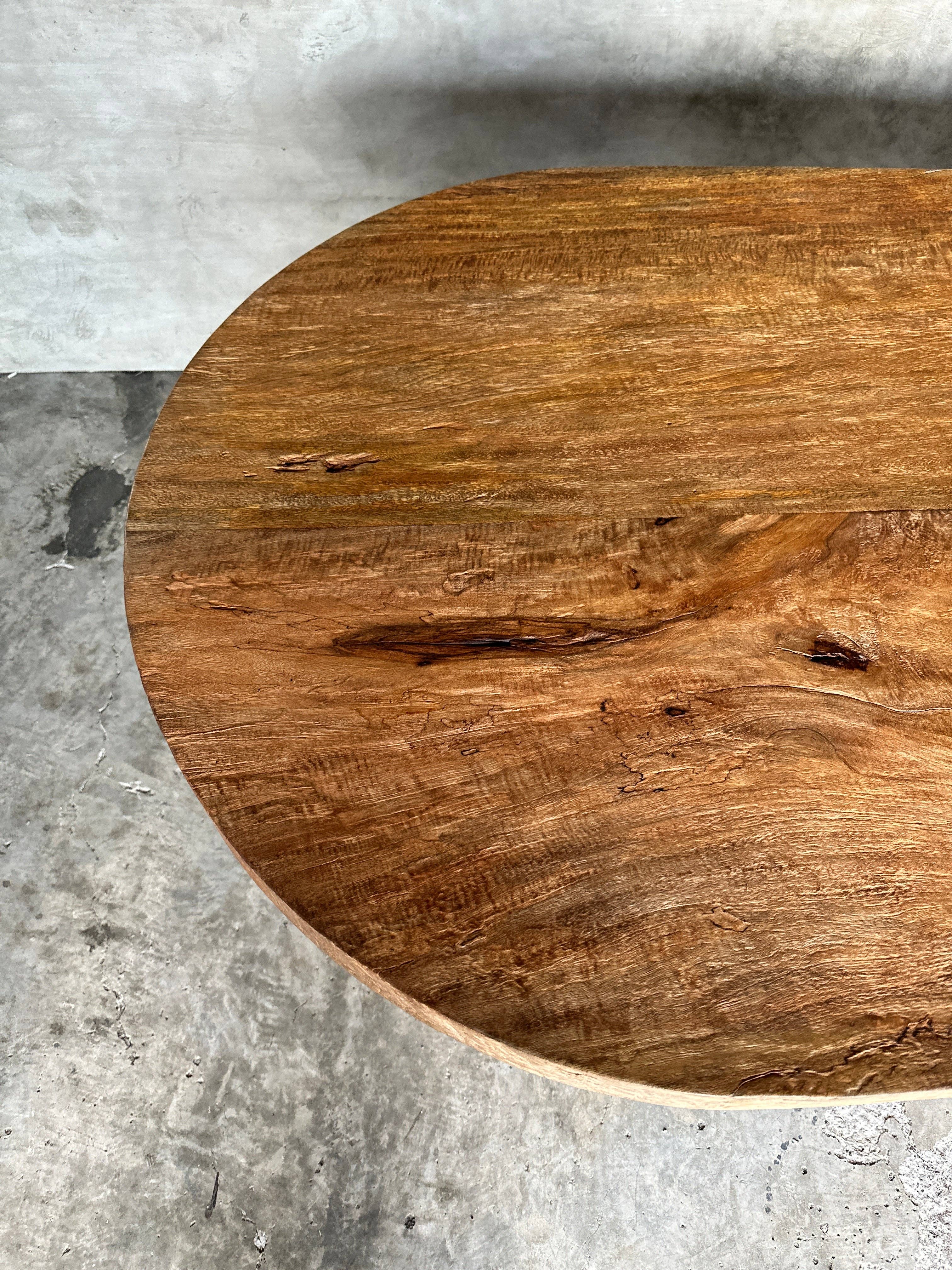 Office Objets - Wholesale Coffee Table - Massive mango wood table 2m10x1m93