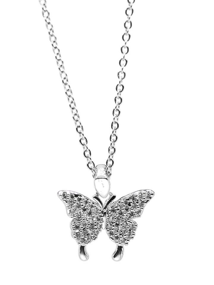 Colar de Cristal Borboleta - Colar Eden Merry por atacado de Eden Merry Jewelry by James Lawrence