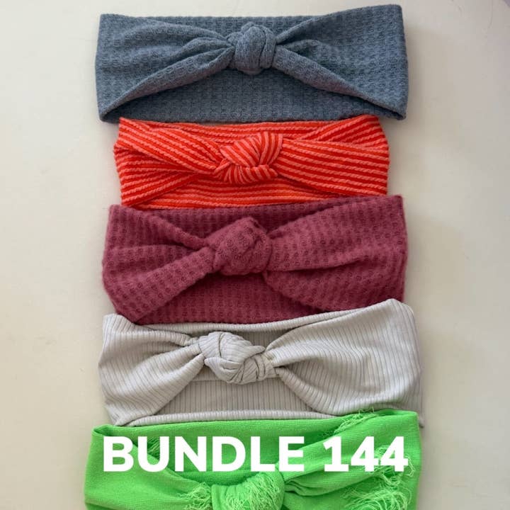 XL TOPKNOT HEADBANDS ~ BUNDLE #144 for wholesale by Tyed ‘N Knots