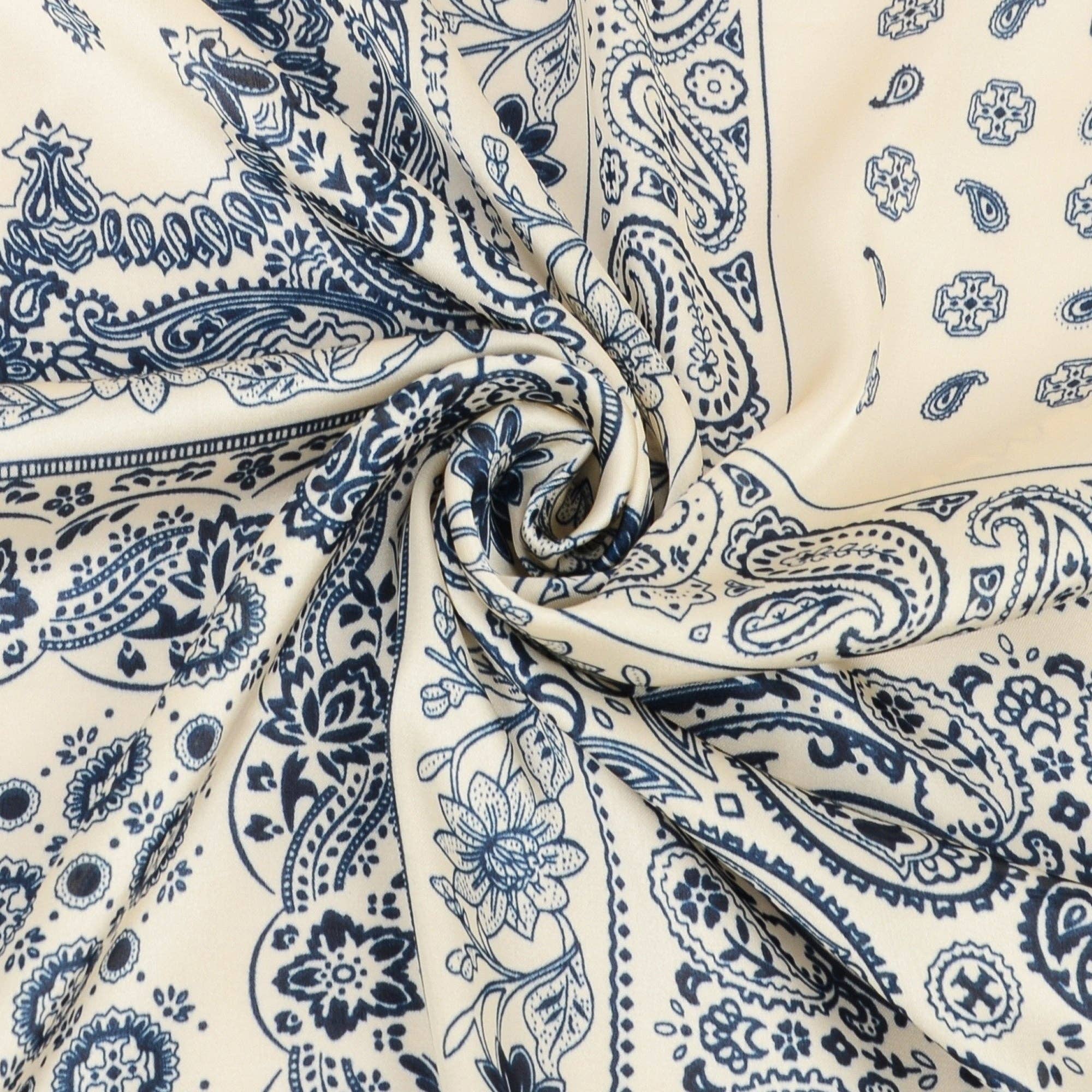 AK Brand - Wholesale Scarf - Women's - Satin Scarf Premium Cashew Print Square Print Neck Head Bag3