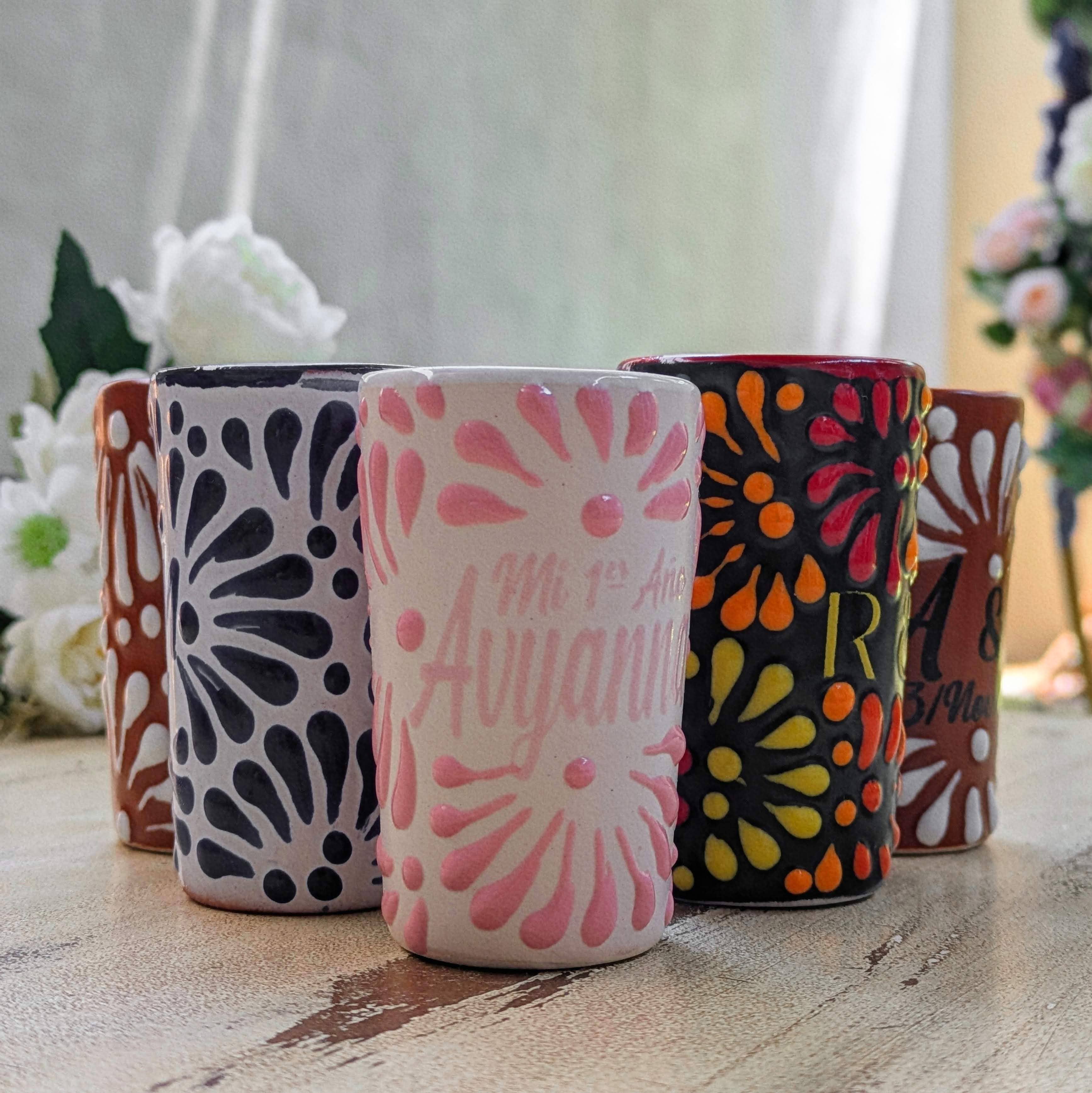 Craftway - Wholesale Decorative Plate/Dish/Bowl - Customized Talavera Tequila Shot Glass2