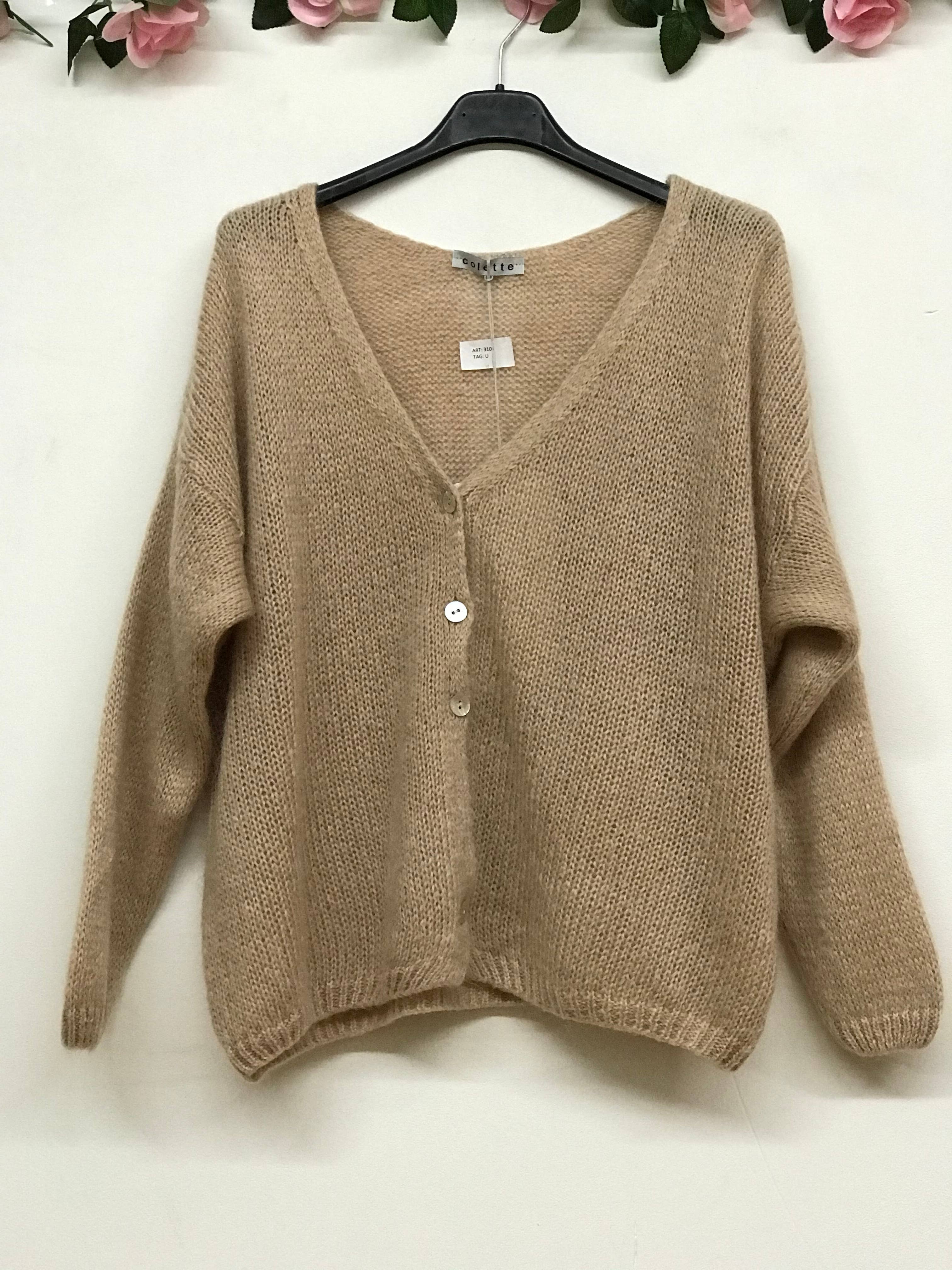 LINEN & COTTON HOUSE – Großhandel Jacke – Damen – 8561 JACKE AUS MOHAIRWOLLE, HERGESTELLT IN ITALIEN134